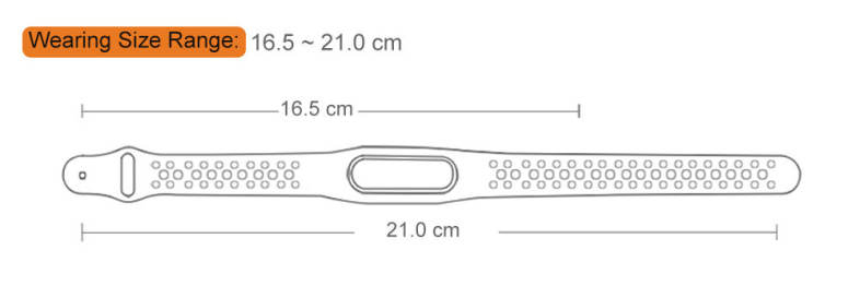 Wristband for Xiaomi Mi Band 2 Ventilation Color Mix
