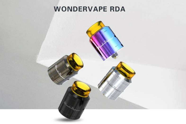 Original IJOY Wondervape RDA with Dual Posts Deck / Adjustable Side Airflow for E Cigarette