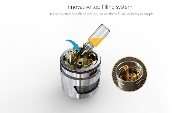 IJOY RDTA 5S Atomizer with 2.6ml / Top Filling for E Cigarette