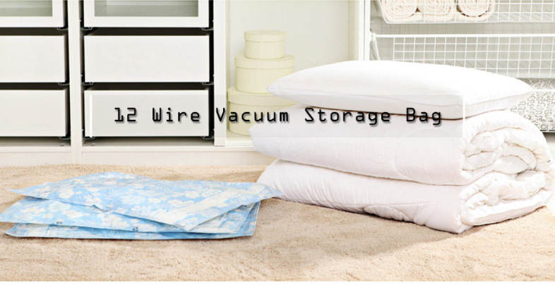 Vacuum Storage Bag 12 Wire Moisture-proof Space Saver for Clothes Compression
