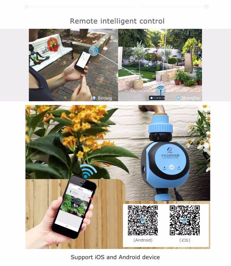 Intelligent Phone Remote Garden Irrigation Controller Smart Watering System