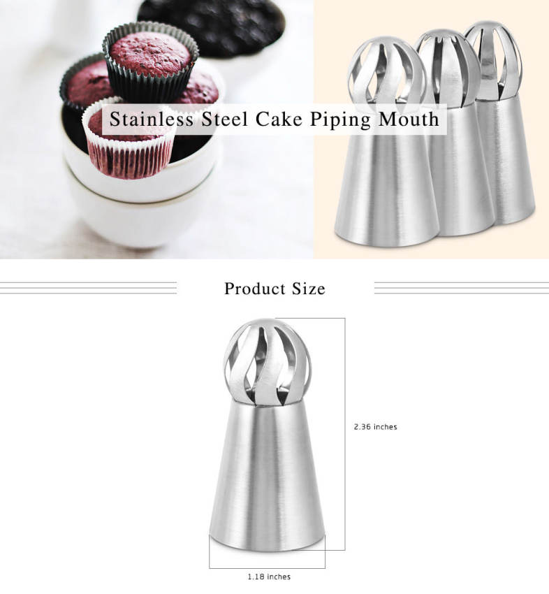 Baking Tool Stainless Steel Piping Mouth