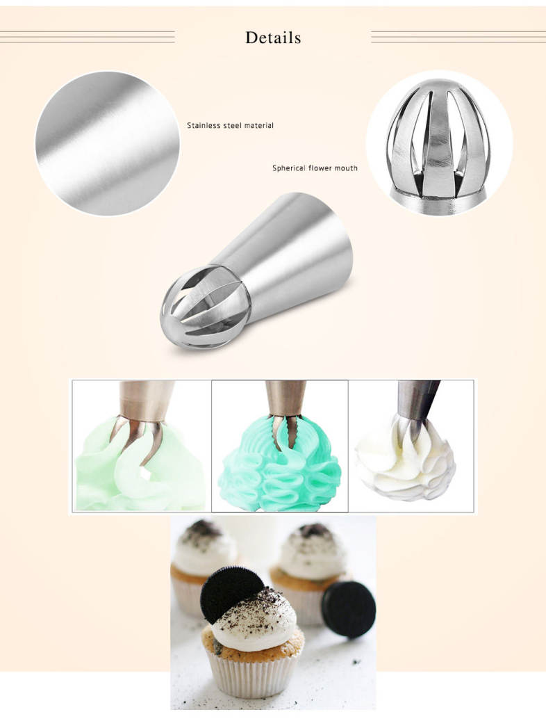 Baking Tool Stainless Steel Piping Mouth