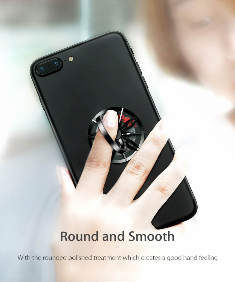 Baseus 10 Pieces Wheel Ring Bracket Phone Stand Finger Grip Holder Car Mount Buckle