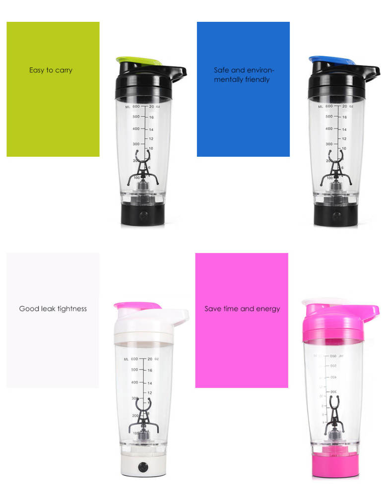 Portable Protein Shaker Bottle Automatic Mixing Cup Self Stirring Mug