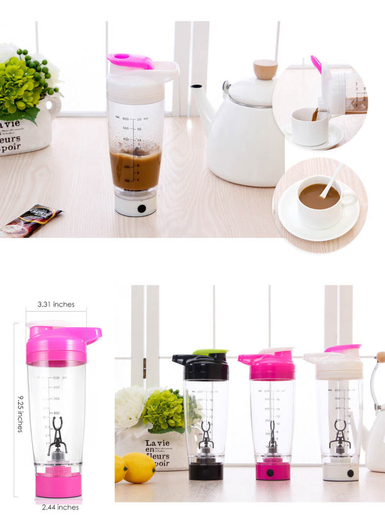 Portable Protein Shaker Bottle Automatic Mixing Cup Self Stirring Mug