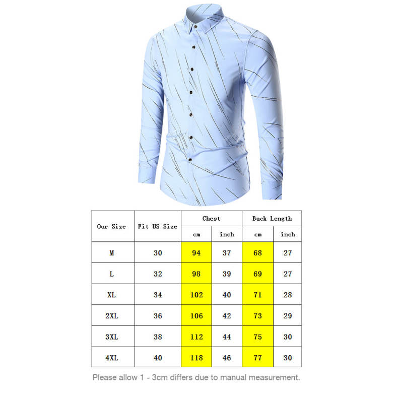 Button Up Long Sleeve Printed Shirt