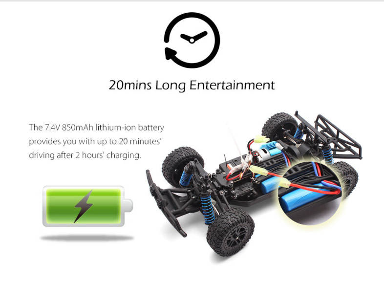 PXtoys 9302 1:18 Off-road RC Racing Car RTR 40km/h / 2.4GHz 4WD / Steering Servo