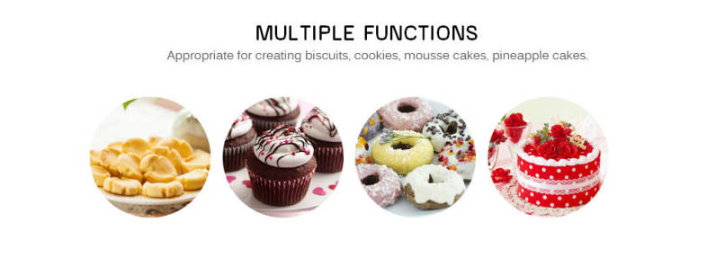 5 PCS DIY Fondant Cake Molds Baking Tool