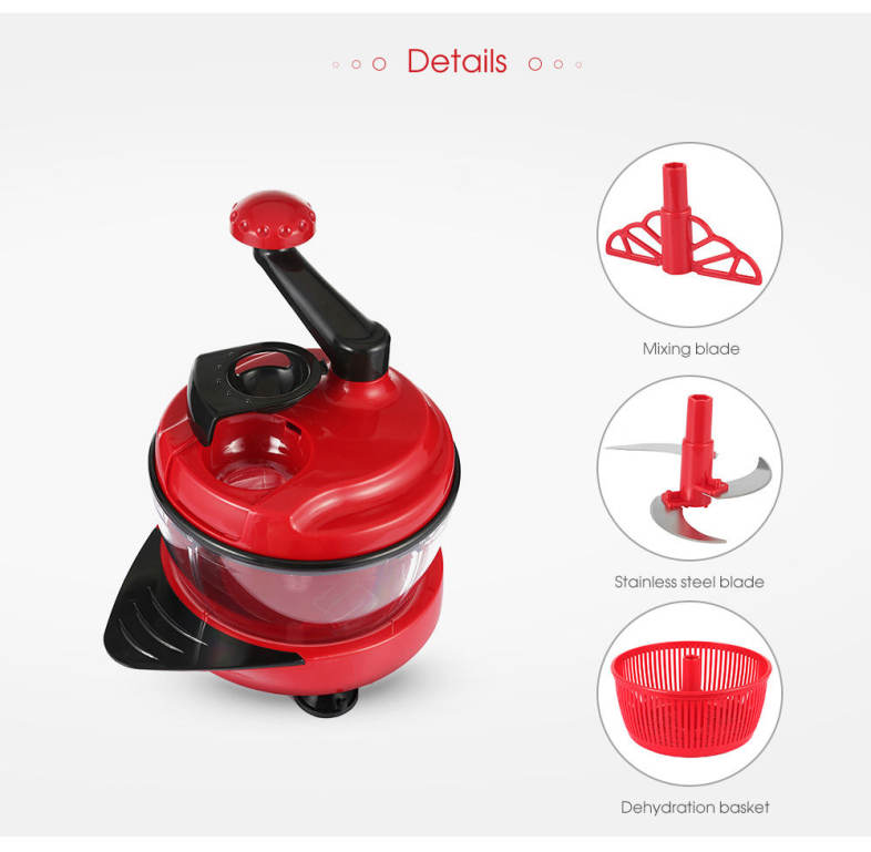 Manual Food Processor Cutting Machine for Fruit Meat