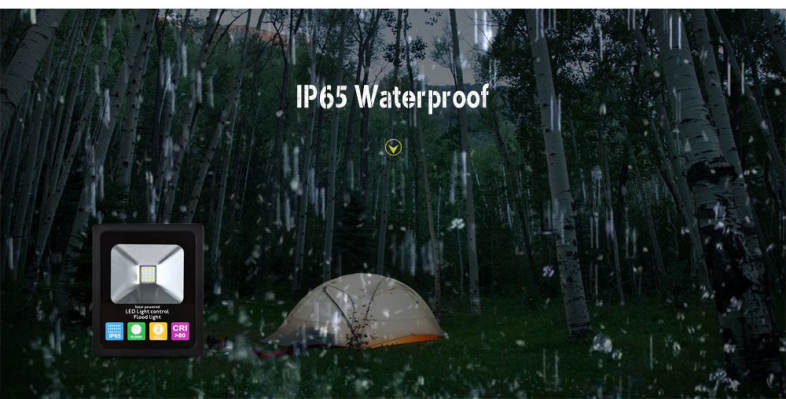 AD - SF5SN 2.2W 20 LEDs Solar Panel Powered Light Lamp for Garden Yard Road Outdoor Use