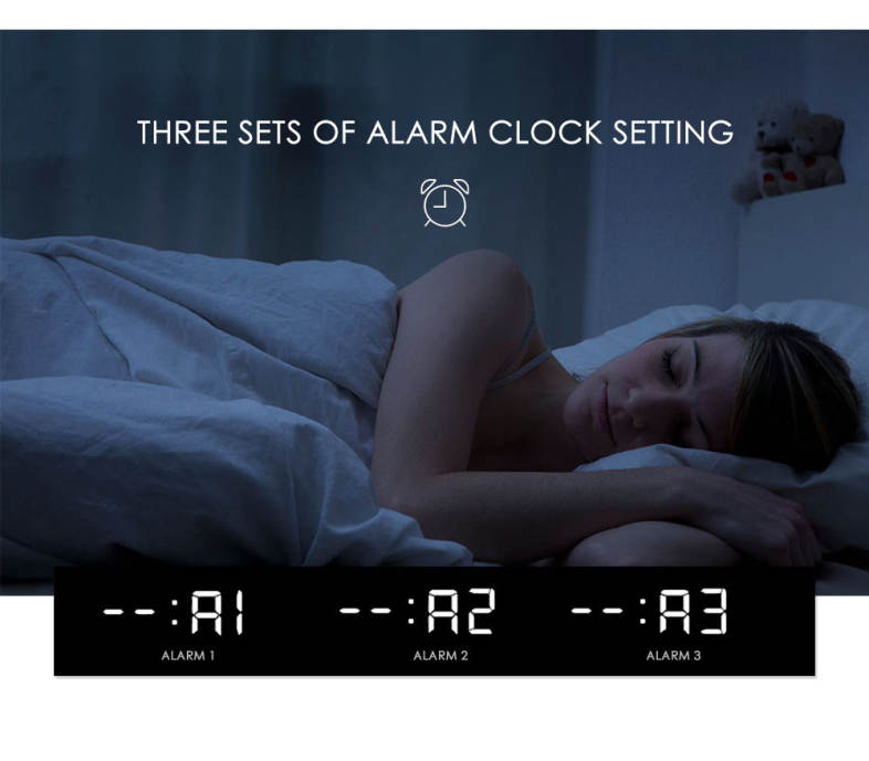 Voice-activated Electronic Wooden Alarm Clock