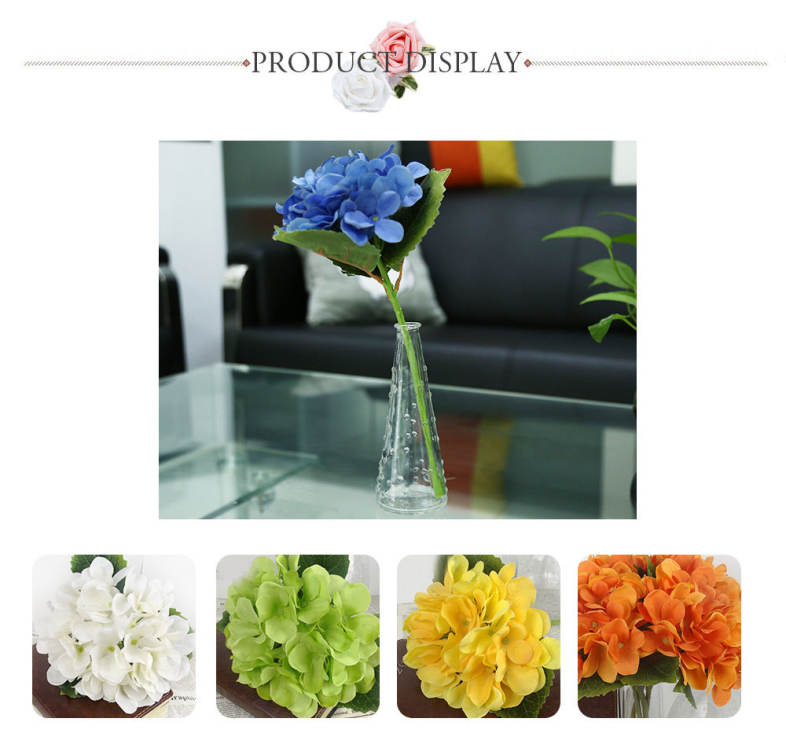 Artificial Flower Hydrangea Wedding Bouquet Home Decor