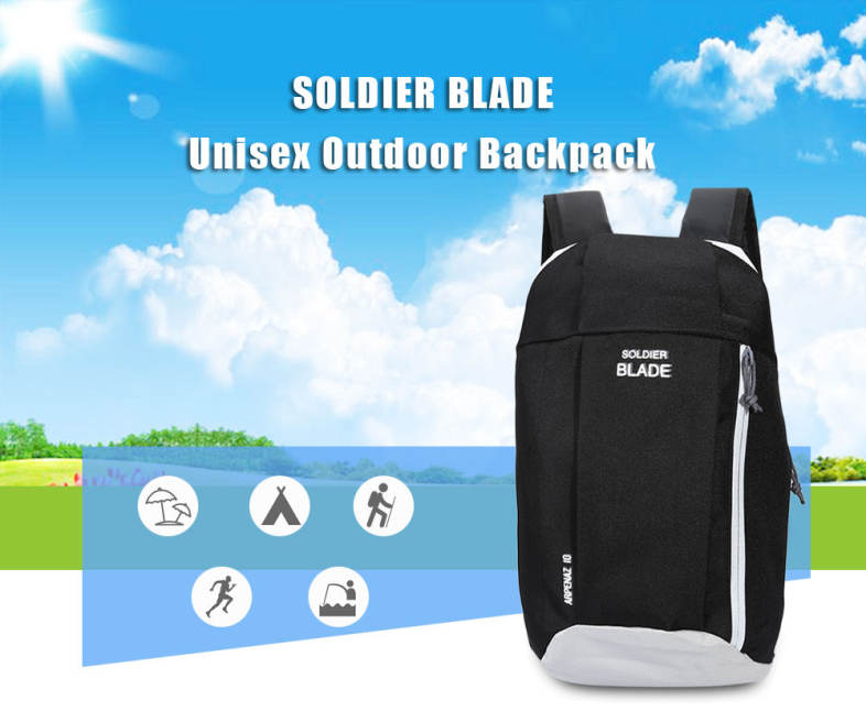 SOLDIER BLADE Outdoor Water Resistant Light Weight Biking Durable Backpack