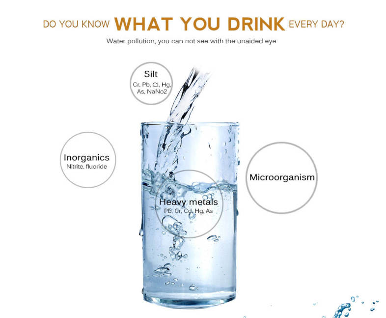 Qwater Ceramic Filter Tap Water Purifier