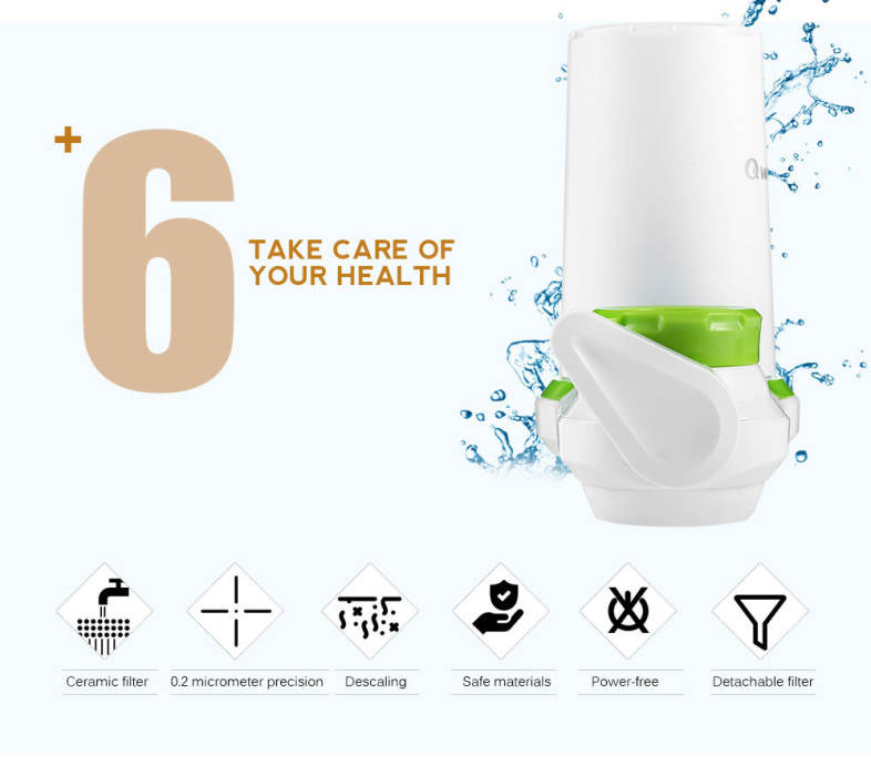 Qwater Ceramic Filter Tap Water Purifier