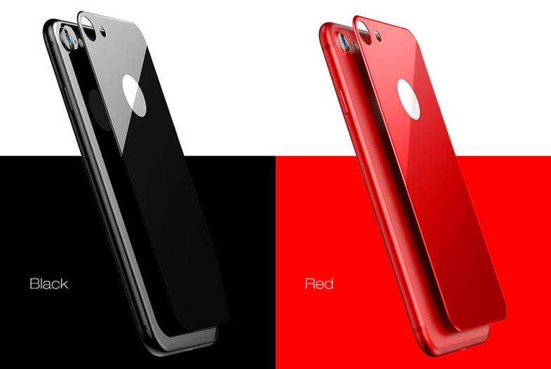 Baseus 3D Silk-screen Tempered Glass Protective Back Film for iPhone 7 0.3mm