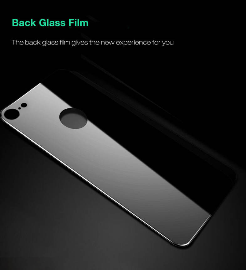 Baseus 3D Silk-screen Tempered Glass Protective Back Film for iPhone 7 0.3mm