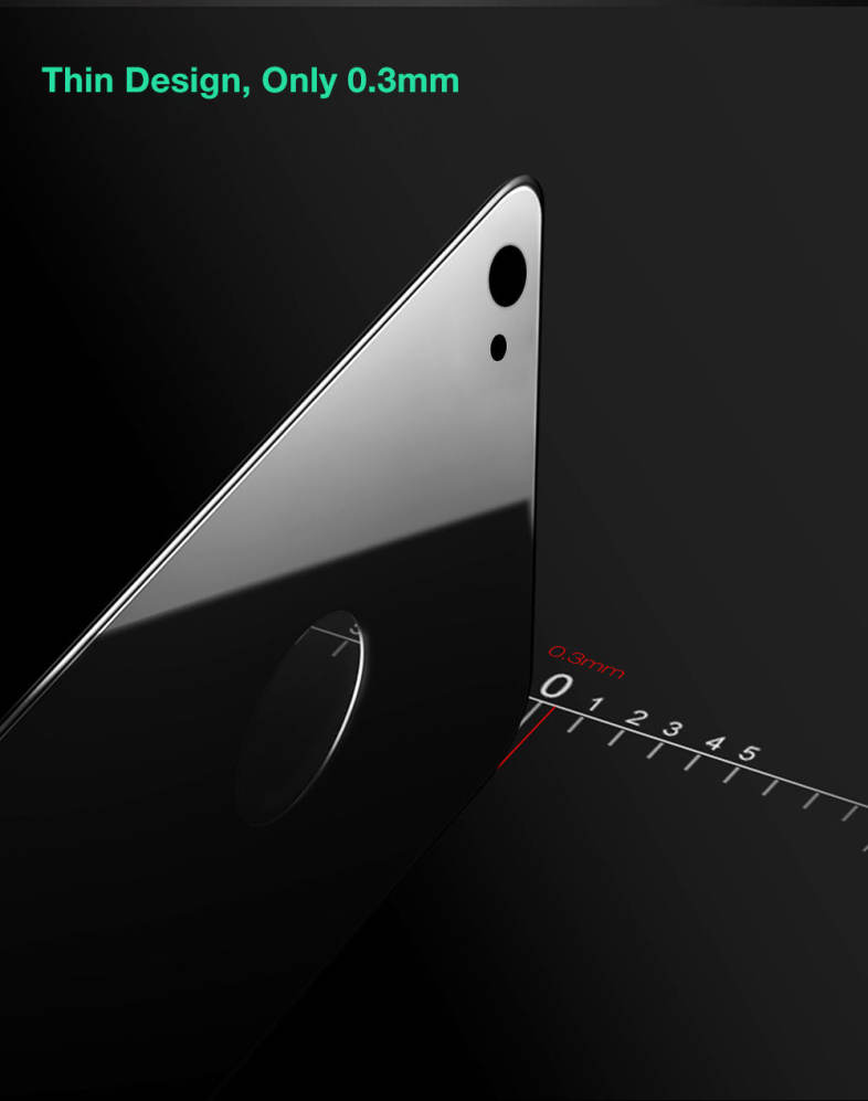 Baseus 3D Silk-screen Tempered Glass Protective Back Film for iPhone 7 0.3mm