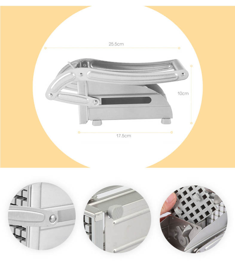 Stainless Steel Household Potato Strip-cutter