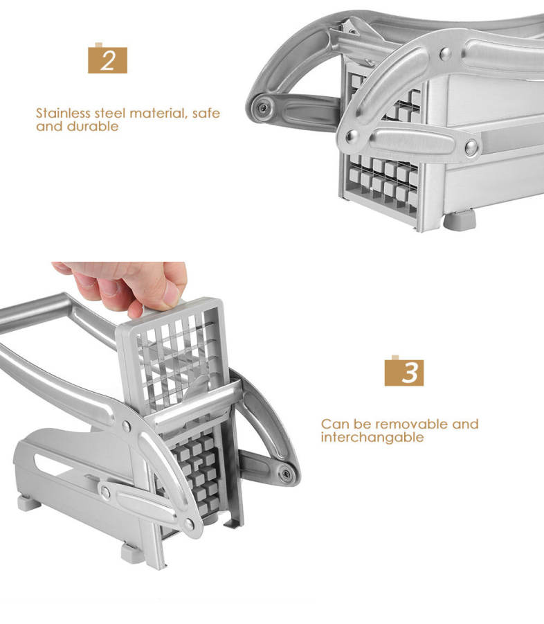 Stainless Steel Household Potato Strip-cutter