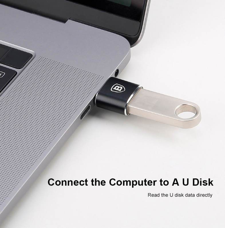 Baseus Mini OTG Male Type-C to Female USB Converter Charging Data Adapter