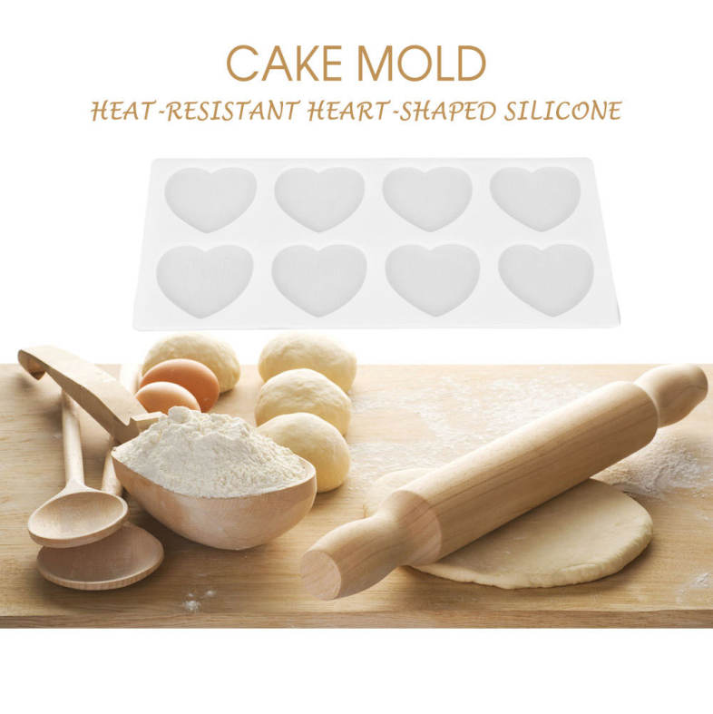 Heart-shaped Silicone Cake Mold Baking Tools