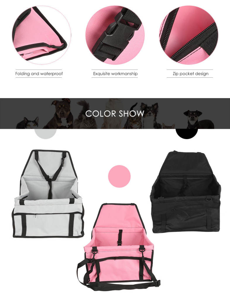 Waterproof Portable Pet Dog Car Carry Bag