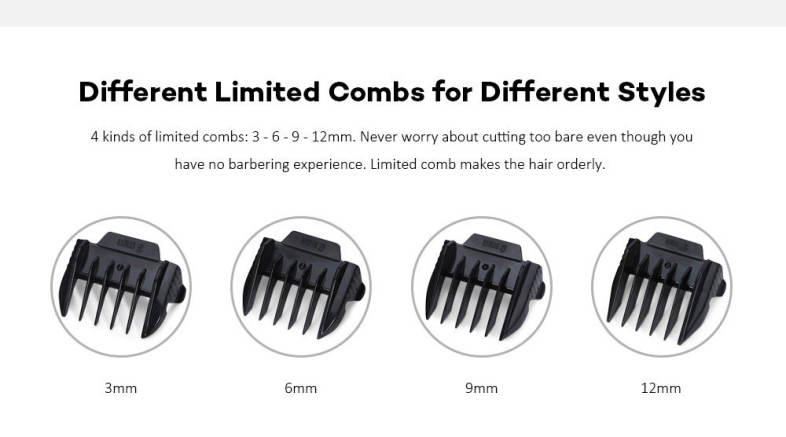 BaoRun C1 Rechargeable Cordless Pet Clipper Electric Grooming Kit High Power Low Noise