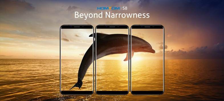 HOMTOM S8 4G Smartphone 5.7 inch MTK6750T Smart Gesture Finger Scanner 4GB RAM 64GB ROM 16.0MP   5.0MP