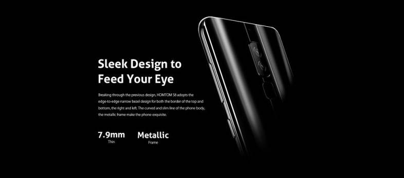 HOMTOM S8 4G Smartphone 5.7 inch MTK6750T Smart Gesture Finger Scanner 4GB RAM 64GB ROM 16.0MP   5.0MP
