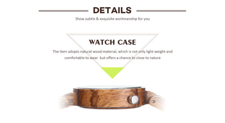 REDEAR 1680 Women Quartz Wooden Watch Wood Oval Dial Female Wristwatch