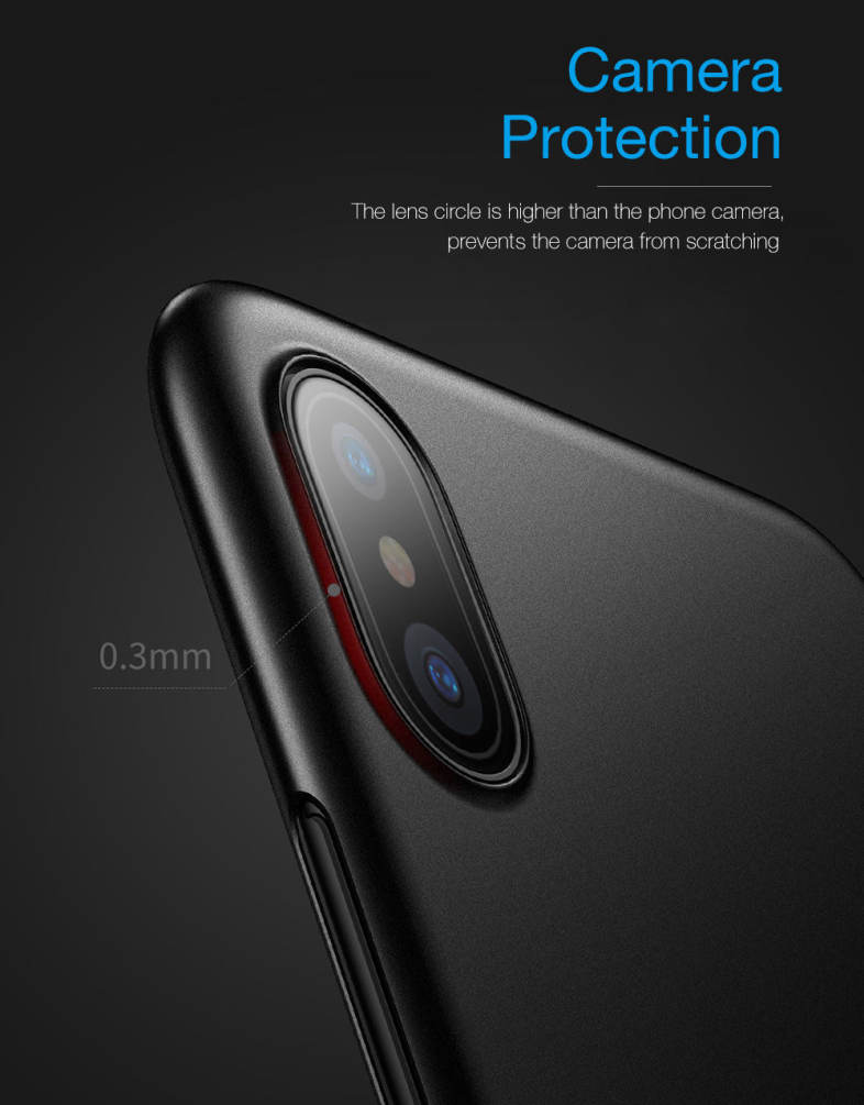 Baseus Wing Case Ultra Slim Light PP Protective Skin Back Cover for iPhone 8