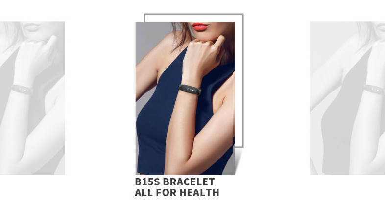 B15S Smart Bracelet Blood Pressure Oxygen Measure Heart Rate Wristband