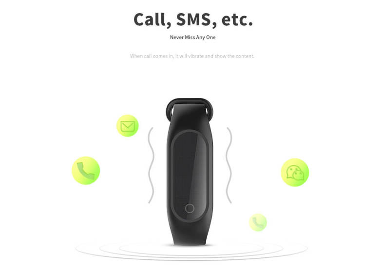 B15S Smart Bracelet Blood Pressure Oxygen Measure Heart Rate Wristband