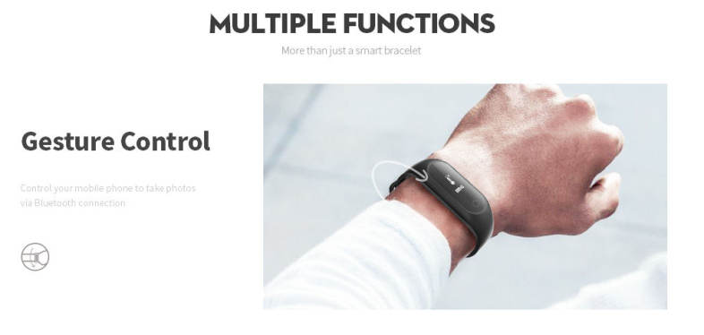 B15S Smart Bracelet Blood Pressure Oxygen Measure Heart Rate Wristband