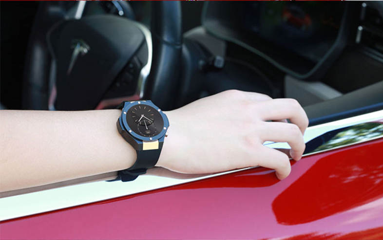 Microwear H2 3G Smartwatch Phone 1.39 inch Android 5.0 MTK6580 1.0GHz Quad Core 16GB ROM 5.0MP Camera Heart Rate Monitor Pedometer GPS