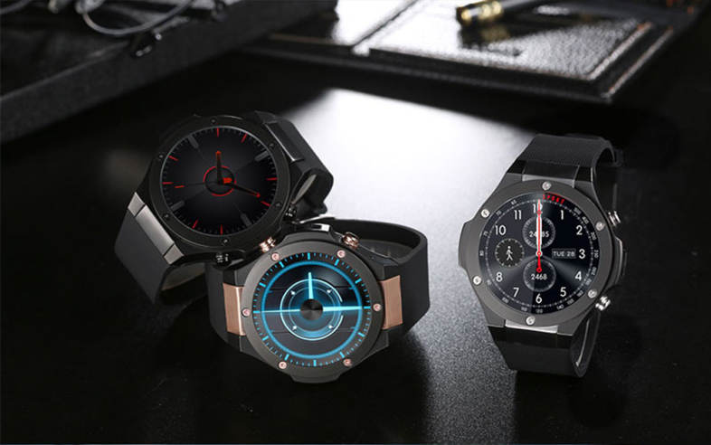 Microwear H2 3G Smartwatch Phone 1.39 inch Android 5.0 MTK6580 1.0GHz Quad Core 16GB ROM 5.0MP Camera Heart Rate Monitor Pedometer GPS