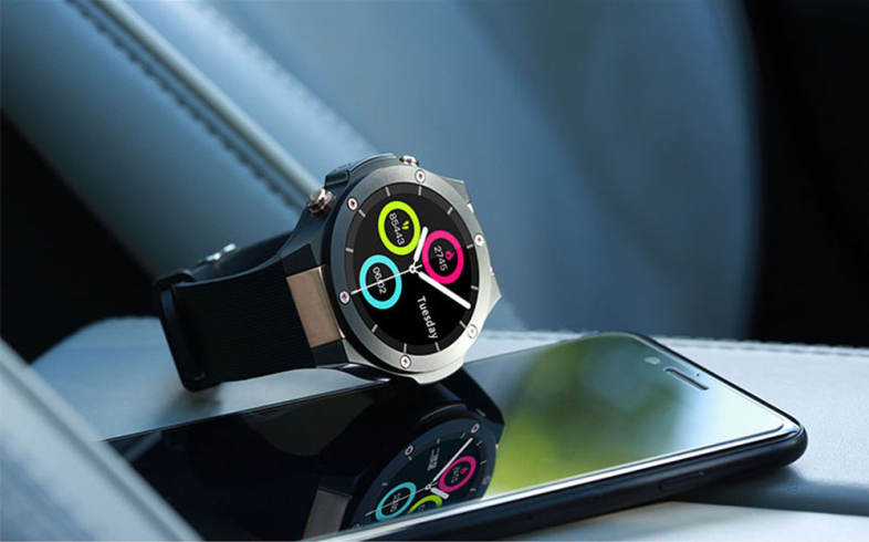 Microwear H2 3G Smartwatch Phone 1.39 inch Android 5.0 MTK6580 1.0GHz Quad Core 16GB ROM 5.0MP Camera Heart Rate Monitor Pedometer GPS