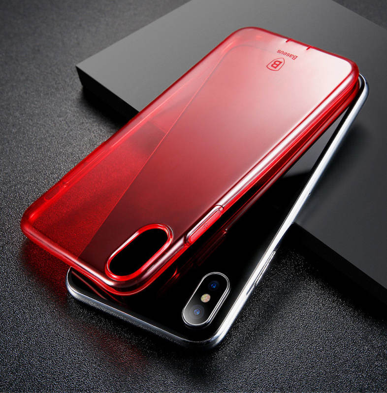 Baseus Simple Series Pluggy Case Clear TPU Protective Back Cover for iPhone 8