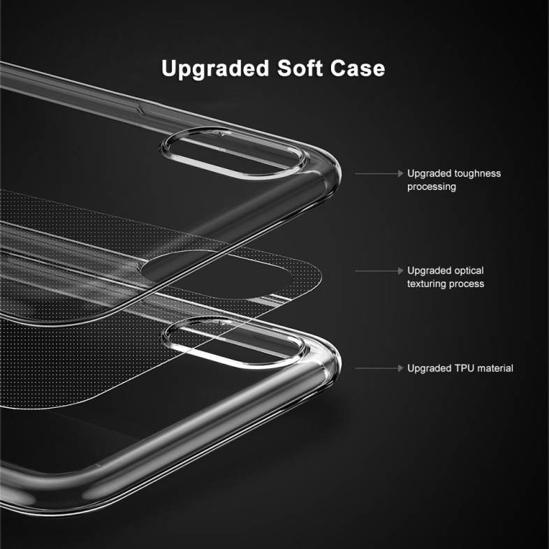 Baseus Simple Series Pluggy Case Clear TPU Protective Back Cover for iPhone 8