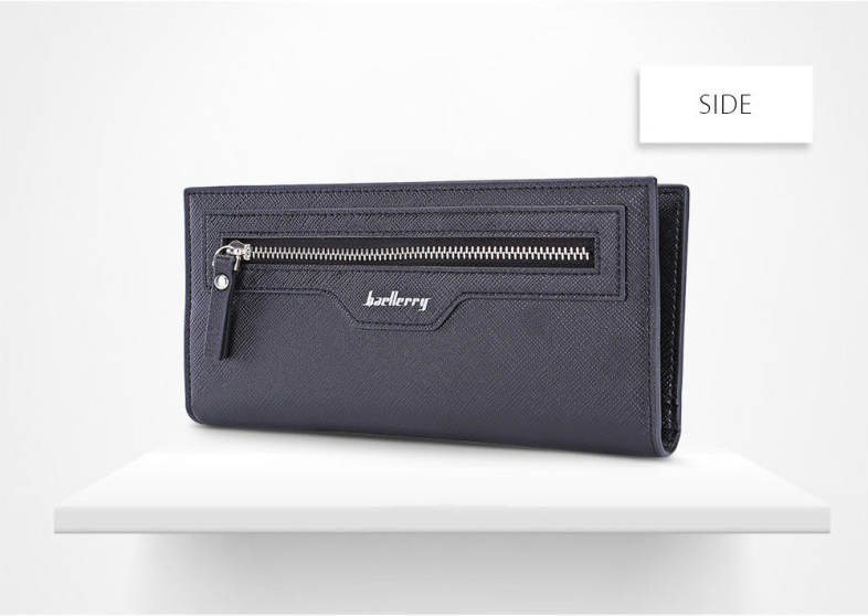 Baellerry Luxury Casual Business Thin Long Card Holder Men Wallet