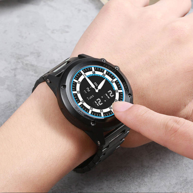 Microwear H1 3G Smartwatch Phone 1.39 inch Android 4.4 MTK6572 Dual Core 1.2GHz 4GB ROM IP68 Waterproof 2.0MP Camera Pedometer