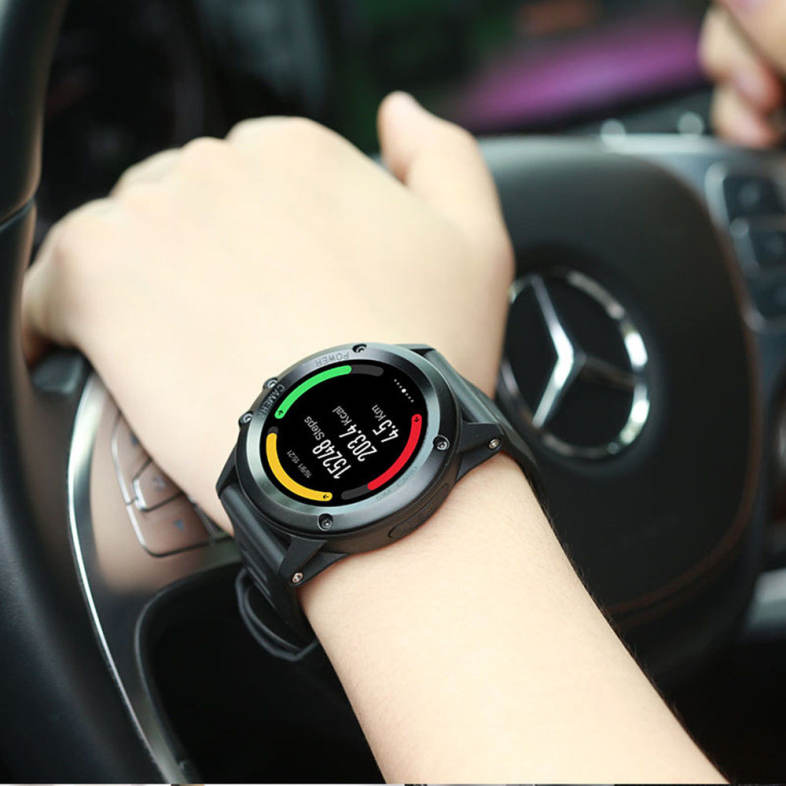 Microwear H1 3G Smartwatch Phone 1.39 inch Android 4.4 MTK6572 Dual Core 1.2GHz 4GB ROM IP68 Waterproof 2.0MP Camera Pedometer