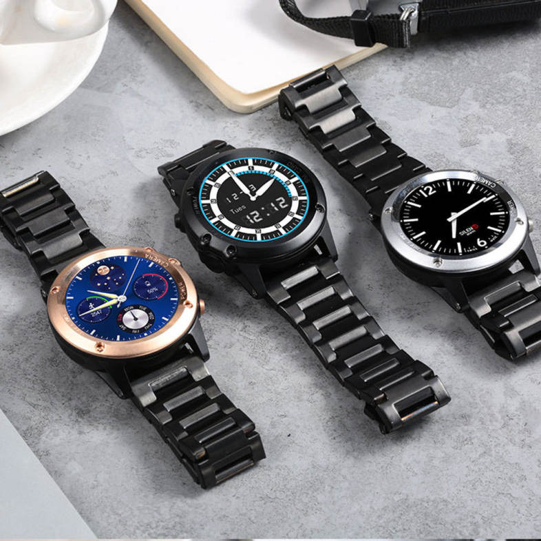 Microwear H1 3G Smartwatch Phone 1.39 inch Android 4.4 MTK6572 Dual Core 1.2GHz 4GB ROM IP68 Waterproof 2.0MP Camera Pedometer