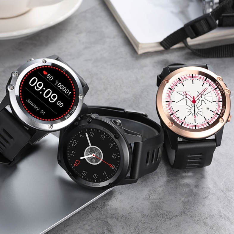Microwear H1 3G Smartwatch Phone 1.39 inch Android 4.4 MTK6572 Dual Core 1.2GHz 4GB ROM IP68 Waterproof 2.0MP Camera Pedometer