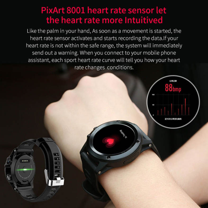 Microwear H1 3G Smartwatch Phone 1.39 inch Android 4.4 MTK6572 Dual Core 1.2GHz 4GB ROM IP68 Waterproof 2.0MP Camera Pedometer