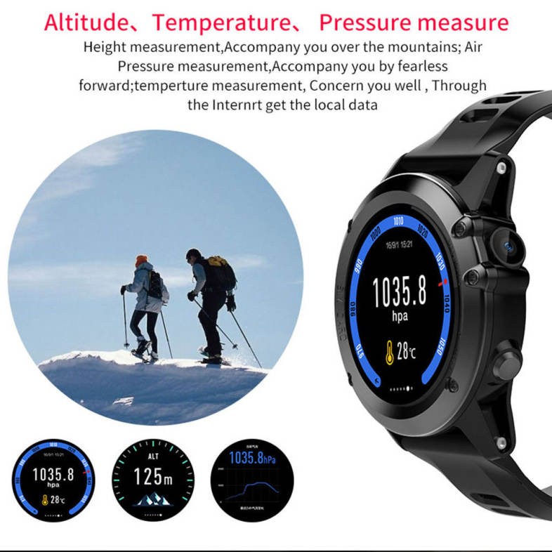 Microwear H1 3G Smartwatch Phone 1.39 inch Android 4.4 MTK6572 Dual Core 1.2GHz 4GB ROM IP68 Waterproof 2.0MP Camera Pedometer