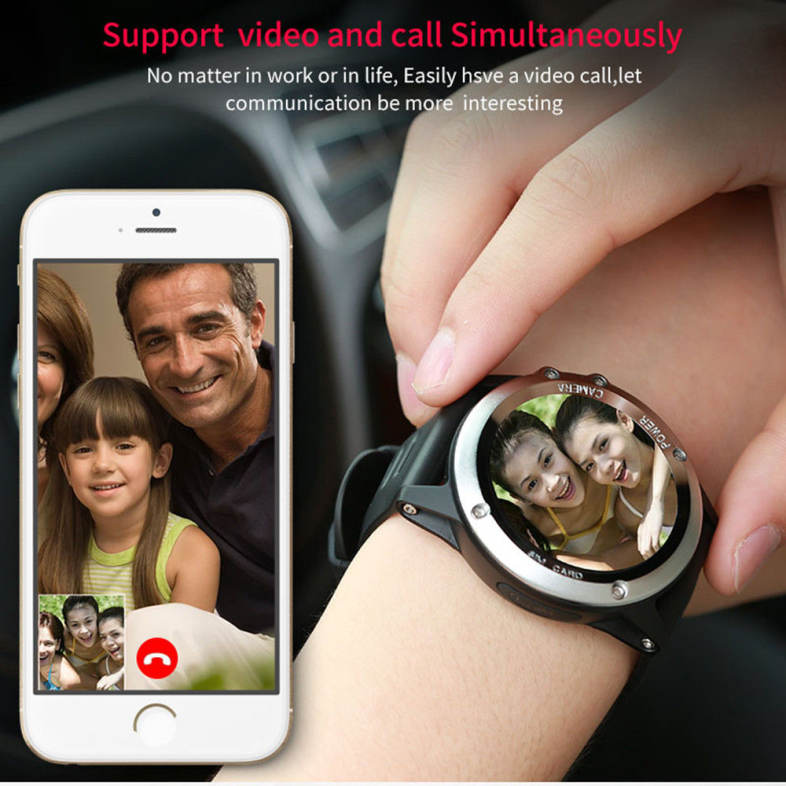 Microwear H1 3G Smartwatch Phone 1.39 inch Android 4.4 MTK6572 Dual Core 1.2GHz 4GB ROM IP68 Waterproof 2.0MP Camera Pedometer
