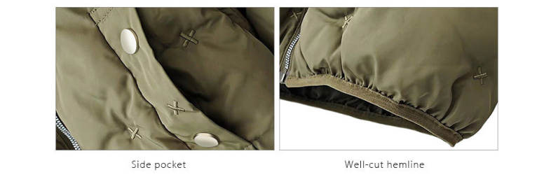 Trendy Hooded Long Sleeve Zipper Pocket Women Coat